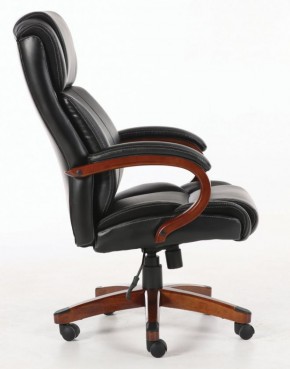 Кресло офисное BRABIX PREMIUM "Magnum EX-701" (дерево, рециклированная кожа, черное) 531827 в Верхней Салде - verhnyaya-salda.ok-mebel.com | фото 3