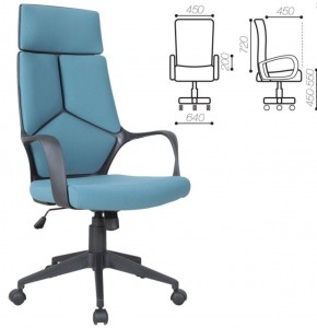 Кресло офисное BRABIX PREMIUM "Prime EX-515" (ткань, голубое) 531568 в Верхней Салде - verhnyaya-salda.ok-mebel.com | фото 3