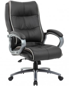 Кресло офисное BRABIX PREMIUM "Strong HD-009" (экокожа черная, ткань серая) 531945 в Верхней Салде - verhnyaya-salda.ok-mebel.com | фото