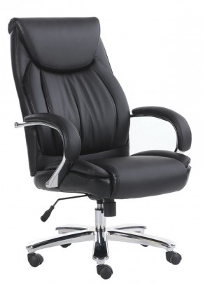 Кресло офисное BRABIX "Advance EX-575" (хром/экокожа/черное) 531825 в Верхней Салде - verhnyaya-salda.ok-mebel.com | фото
