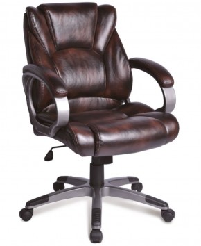 Кресло офисное BRABIX "Eldorado EX-504" (коричневое) 530875 в Верхней Салде - verhnyaya-salda.ok-mebel.com | фото 1