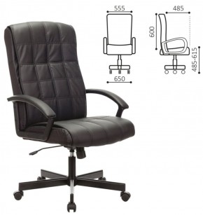 Кресло офисное BRABIX "Quadro EX-524" (черное) 532104 в Верхней Салде - verhnyaya-salda.ok-mebel.com | фото 2