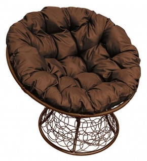 Кресло "ПАПАСАН" ротанг (каркас коричневый) в Верхней Салде - verhnyaya-salda.ok-mebel.com | фото