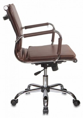 Кресло руководителя Бюрократ CH-993-LOW/BROWN коричневый в Верхней Салде - verhnyaya-salda.ok-mebel.com | фото 2