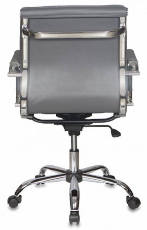 Кресло руководителя Бюрократ CH-993-LOW/GREY серый в Верхней Салде - verhnyaya-salda.ok-mebel.com | фото 4