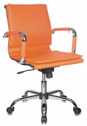 Кресло руководителя Бюрократ CH-993-LOW/ORANGE оранжевый в Верхней Салде - verhnyaya-salda.ok-mebel.com | фото