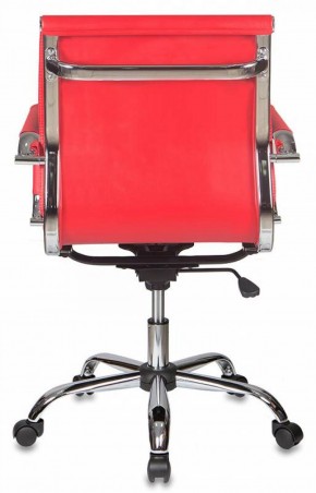 Кресло руководителя Бюрократ CH-993-LOW/RED красный в Верхней Салде - verhnyaya-salda.ok-mebel.com | фото 4