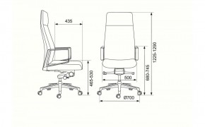 Кресло руководителя Бюрократ _JONS/BLACK черный в Верхней Салде - verhnyaya-salda.ok-mebel.com | фото 4