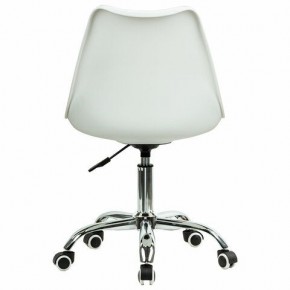 Кресло стул BRABIX "Eames MG-310 CH", хром, пластик белый, ткань серая, 532924 в Верхней Салде - verhnyaya-salda.ok-mebel.com | фото 4