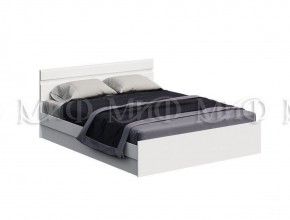 НЭНСИ NEW Кровать 1,4 м (Белый глянец холодный/Белый) в Верхней Салде - verhnyaya-salda.ok-mebel.com | фото