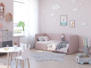 Кровать-диван Leonardo 160*70 (Розовый) + боковина в Верхней Салде - verhnyaya-salda.ok-mebel.com | фото 5