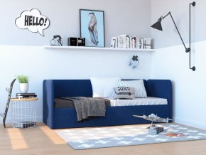 Кровать-диван Leonardo 160*70 (Синий) + боковина в Верхней Салде - verhnyaya-salda.ok-mebel.com | фото 5