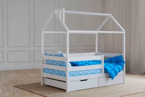Кровать-домик 80*160 Белый в Верхней Салде - verhnyaya-salda.ok-mebel.com | фото 4