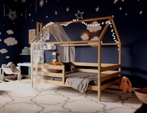 Кровать-домик 80*190 без покраски в Верхней Салде - verhnyaya-salda.ok-mebel.com | фото 3