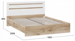 Кровать двуспальная Фьюжн ТД-260.01.03 в Верхней Салде - verhnyaya-salda.ok-mebel.com | фото 3