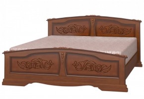 ЕЛЕНА Кровать из массива 1200 (Орех) в Верхней Салде - verhnyaya-salda.ok-mebel.com | фото
