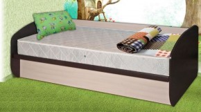 Кровать КД-1.8 с подъемным механизмом (Венге/Дуб молочный) в Верхней Салде - verhnyaya-salda.ok-mebel.com | фото