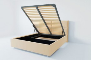Кровать Корсика с ПМ 800 (экокожа бежевая) в Верхней Салде - verhnyaya-salda.ok-mebel.com | фото