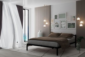 Кровать Мета с матрасом 1400 (черный) в Верхней Салде - verhnyaya-salda.ok-mebel.com | фото 2