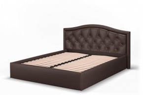 Кровать Стелла 1200 + Основание (Лесмо brown) коричневый в Верхней Салде - verhnyaya-salda.ok-mebel.com | фото 3