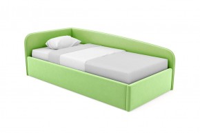 Кровать угловая Лэсли интерьерная +основание (90х200) 1 кат. ткани в Верхней Салде - verhnyaya-salda.ok-mebel.com | фото