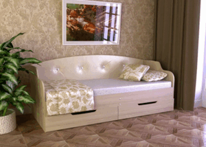 Диван-кровать Юниор тип 2 с ящиками в Верхней Салде - verhnyaya-salda.ok-mebel.com | фото 2