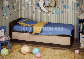 Кровать Юниор-5 ЛДСП в Верхней Салде - verhnyaya-salda.ok-mebel.com | фото 1