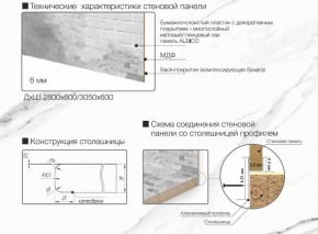 Кухонный фартук со столешницей (А-02) в едином стиле (3050 мм) в Верхней Салде - verhnyaya-salda.ok-mebel.com | фото 7