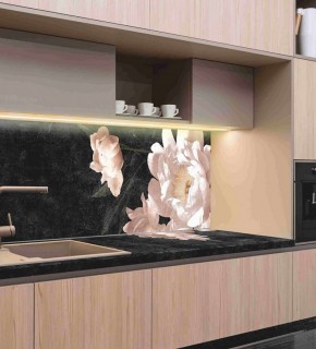 Кухонный фартук со столешницей (А-05) в едином стиле (3050 мм) в Верхней Салде - verhnyaya-salda.ok-mebel.com | фото