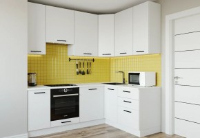 Кухонный гарнитур Белый Глянец 2200*1600 h950 (Стол. 38мм) в Верхней Салде - verhnyaya-salda.ok-mebel.com | фото