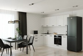 Кухонный гарнитур Белый Глянец 2600*1600 (Стол. 38мм) в Верхней Салде - verhnyaya-salda.ok-mebel.com | фото