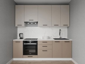 Кухонный гарнитур Каппучино 2400 h950 (Стол. 26мм) в Верхней Салде - verhnyaya-salda.ok-mebel.com | фото