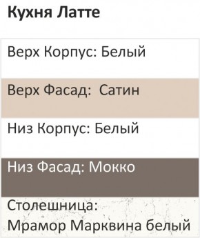 Кухонный гарнитур Латте 3000 (Стол. 38мм) в Верхней Салде - verhnyaya-salda.ok-mebel.com | фото 3