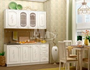 ЛИЗА-2 Кухонный гарнитур 1,7 Белый глянец холодный в Верхней Салде - verhnyaya-salda.ok-mebel.com | фото
