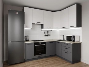 Кухонный гарнитур Меренга 2200*1600 h950 (Стол. 38мм) в Верхней Салде - verhnyaya-salda.ok-mebel.com | фото