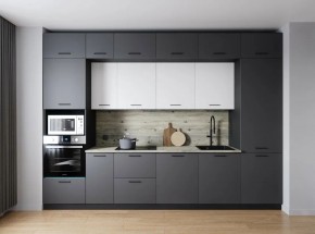 Кухонный гарнитур Меренга 3400 (Стол. 38мм) в Верхней Салде - verhnyaya-salda.ok-mebel.com | фото