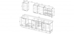 Кухонный гарнитур Ниагара 2800 (Стол. 38мм) в Верхней Салде - verhnyaya-salda.ok-mebel.com | фото 2