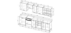 Кухонный гарнитур Ниагара 3000 (Стол. 26мм) в Верхней Салде - verhnyaya-salda.ok-mebel.com | фото 2