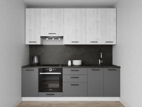 Кухонный гарнитур Санторини 2400 h950 (Стол. 38мм) в Верхней Салде - verhnyaya-salda.ok-mebel.com | фото