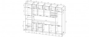 Кухонный гарнитур Санторини 3400 (Стол. 26мм) в Верхней Салде - verhnyaya-salda.ok-mebel.com | фото 2