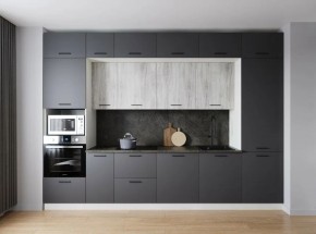 Кухонный гарнитур Санторини 3400 (Стол. 38мм) в Верхней Салде - verhnyaya-salda.ok-mebel.com | фото