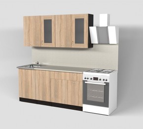 Кухня Симона Демо 1700 (Венга/Дуб Сонома) в Верхней Салде - verhnyaya-salda.ok-mebel.com | фото