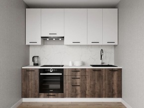 Кухонный гарнитур Старое Дерево 2400 h950 (Стол. 38мм) в Верхней Салде - verhnyaya-salda.ok-mebel.com | фото
