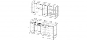 Кухонный гарнитур Умбра 1800 (Стол. 38мм) в Верхней Салде - verhnyaya-salda.ok-mebel.com | фото 2