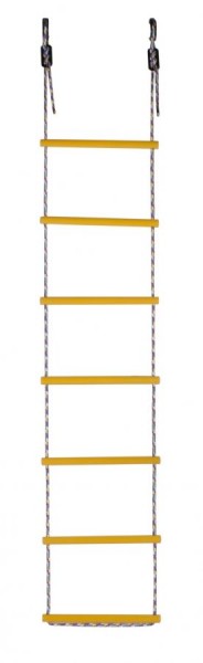 Лестница веревочная 7 перекладин цв.желтый D=25  в Верхней Салде - verhnyaya-salda.ok-mebel.com | фото