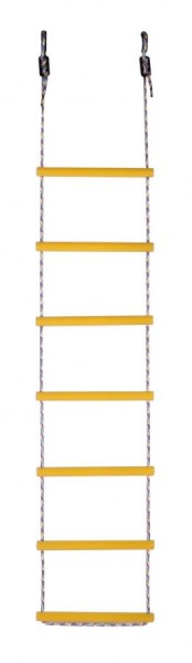Лестница веревочная 7 перекладин цв.желтый D=30 в Верхней Салде - verhnyaya-salda.ok-mebel.com | фото 1