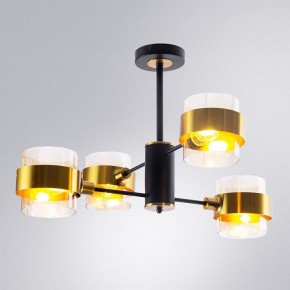 Люстра на штанге Arte Lamp Carlo A8205SP-4BK в Верхней Салде - verhnyaya-salda.ok-mebel.com | фото 2
