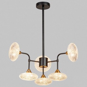 Люстра на штанге Imex MD.1232 MD.1232-6-P-BK+AGD в Верхней Салде - verhnyaya-salda.ok-mebel.com | фото
