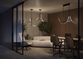 Люстра на штанге Maytoni Wabi MOD428PL-L27BK в Верхней Салде - verhnyaya-salda.ok-mebel.com | фото 6