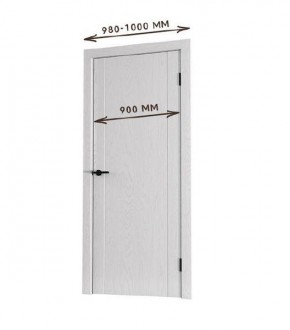 Межкомнатная дверь Bolivar Роялвуд белый (комплект) 900 в Верхней Салде - verhnyaya-salda.ok-mebel.com | фото